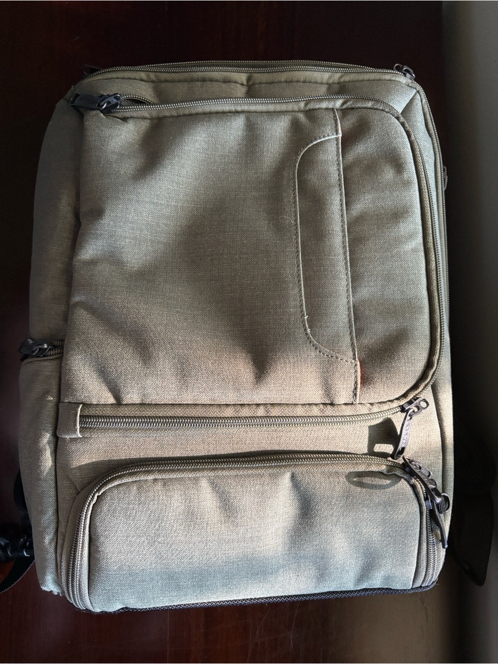 eBags Professional Slim Laptop Backpack - Olive